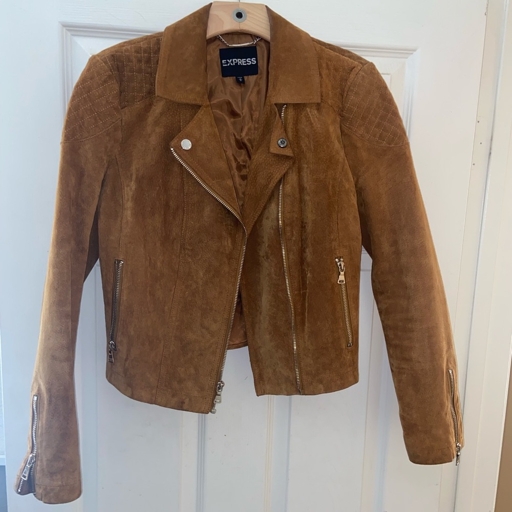 Express Genuine Leather Coat Size M